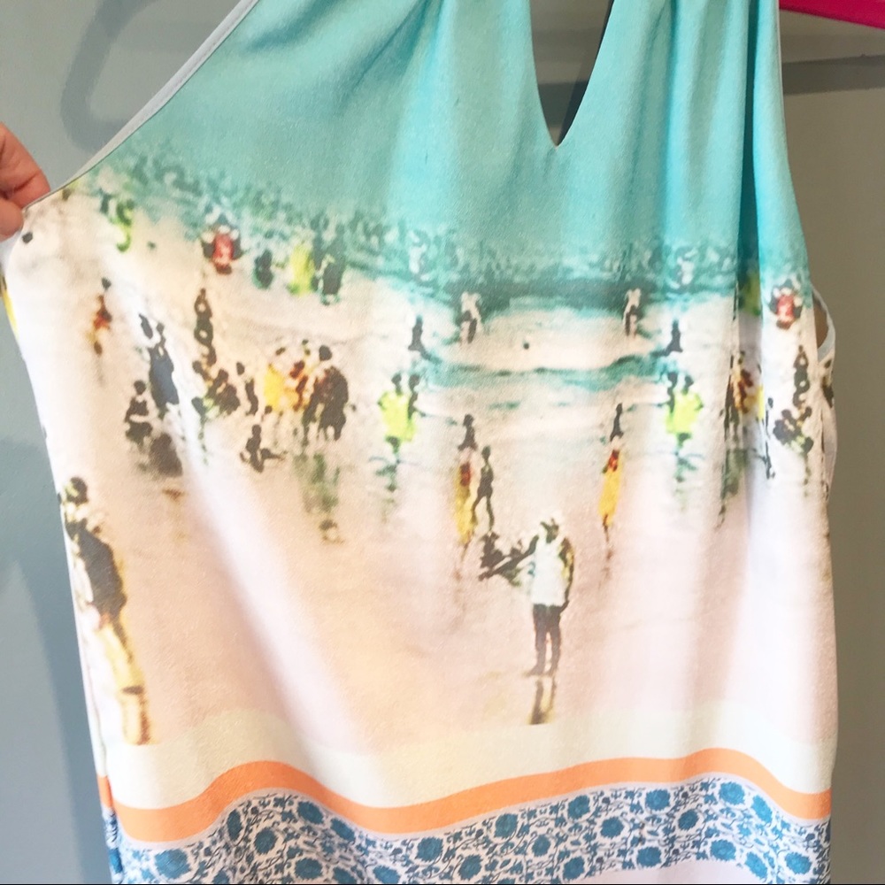 Anthropologie Dream Daily Inkjet Halter Dress - Picture 9 of 12